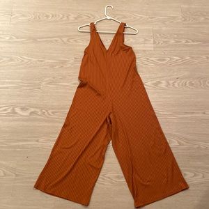 ZARA burnt orange jumpsuit